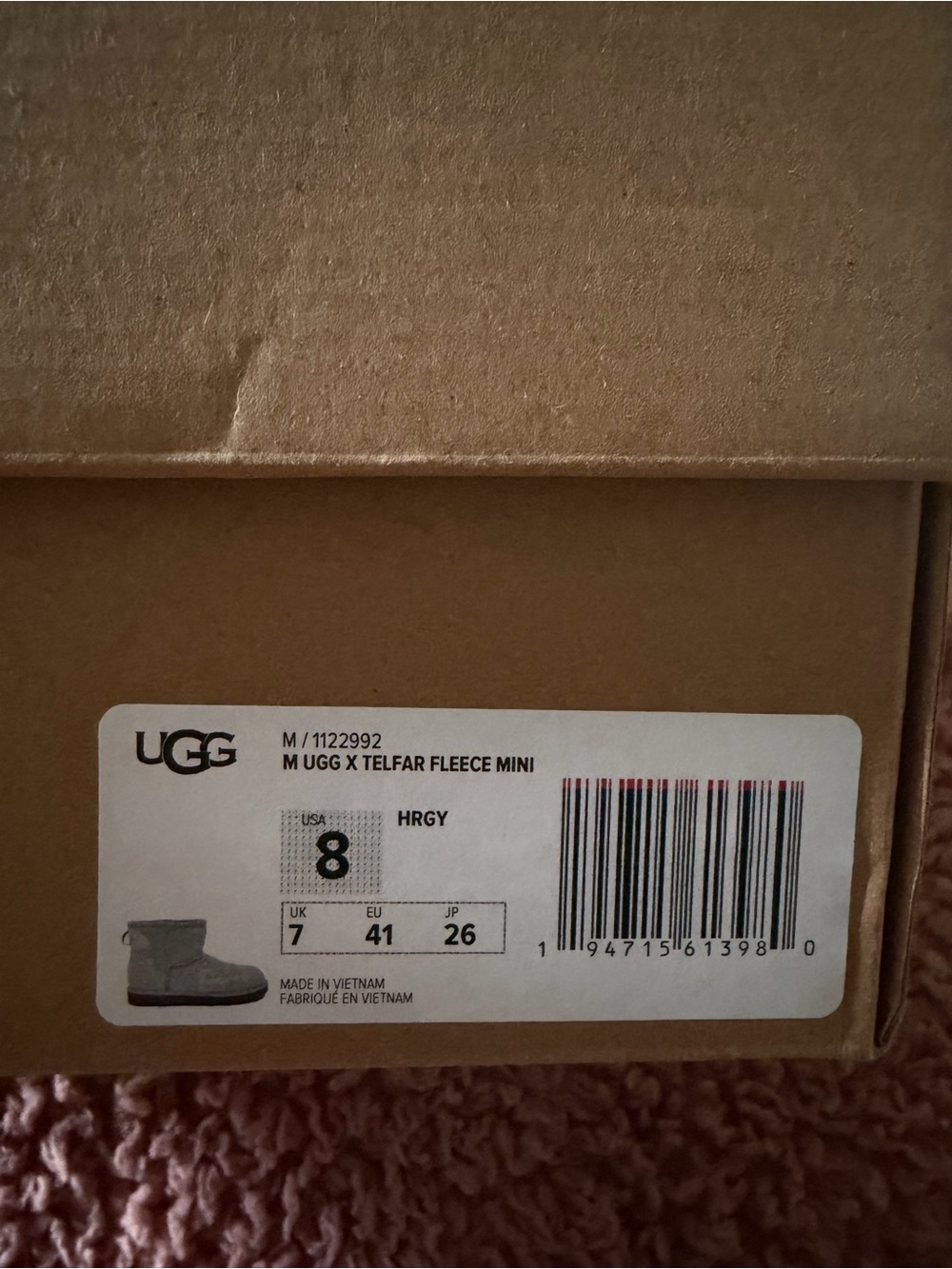 UGG x TELFAR Grey - Picture 8 of 11